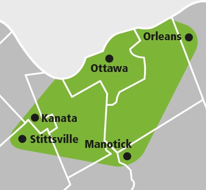 Courier Service Area